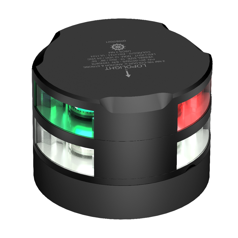 2nm Tricolor, Anchor, black anodized